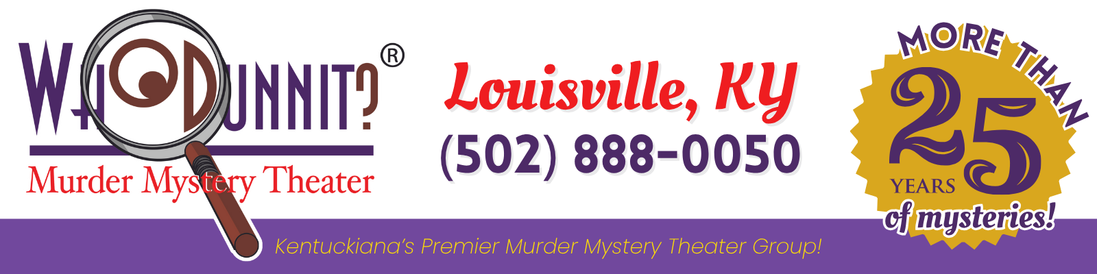 WhoDunnit Murder Mystery Theater of Louisville (Kentuckiana's Premier Murder Mystery Theater Group!) (502) 888-0050